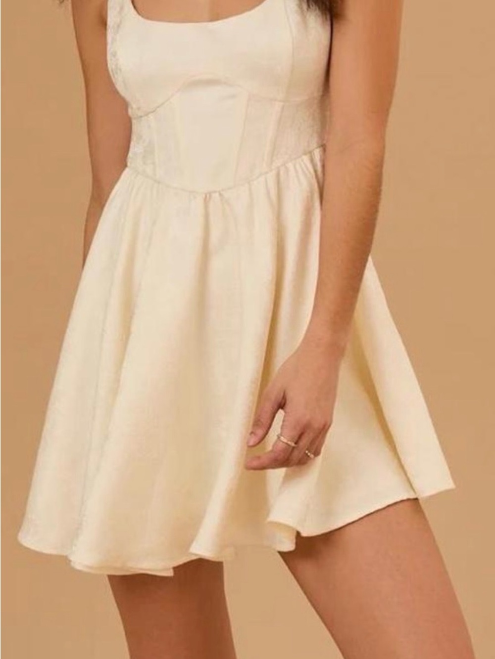 NWT Altar’d State corset mini dress with bow
